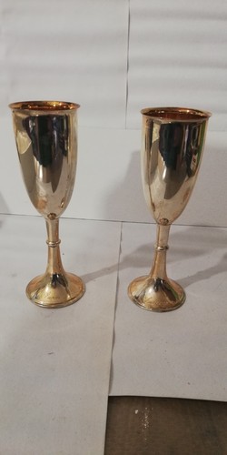 Coppia calici vintage