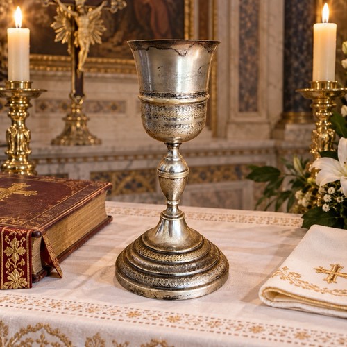Antico calice liturgico - calice, arte