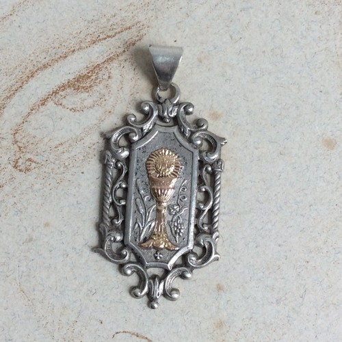 Médaille pendentif religieux - pendentif,