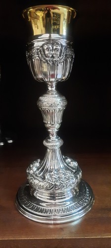 Calice argento cesellato a - cesellato,