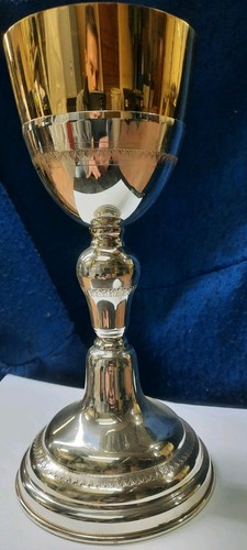 Calice metallo argento - calice,