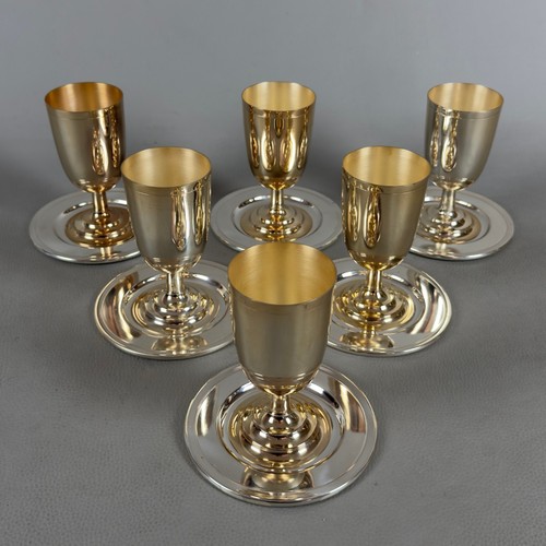 Set calici ottone argentato - set,