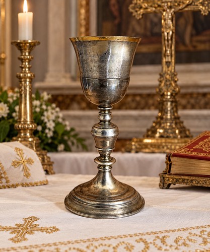 Antico calice liturgico - antico, in