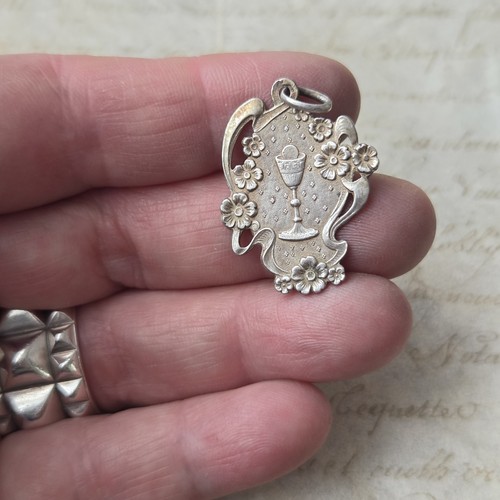 Pendentif argent médaille - pendentif,